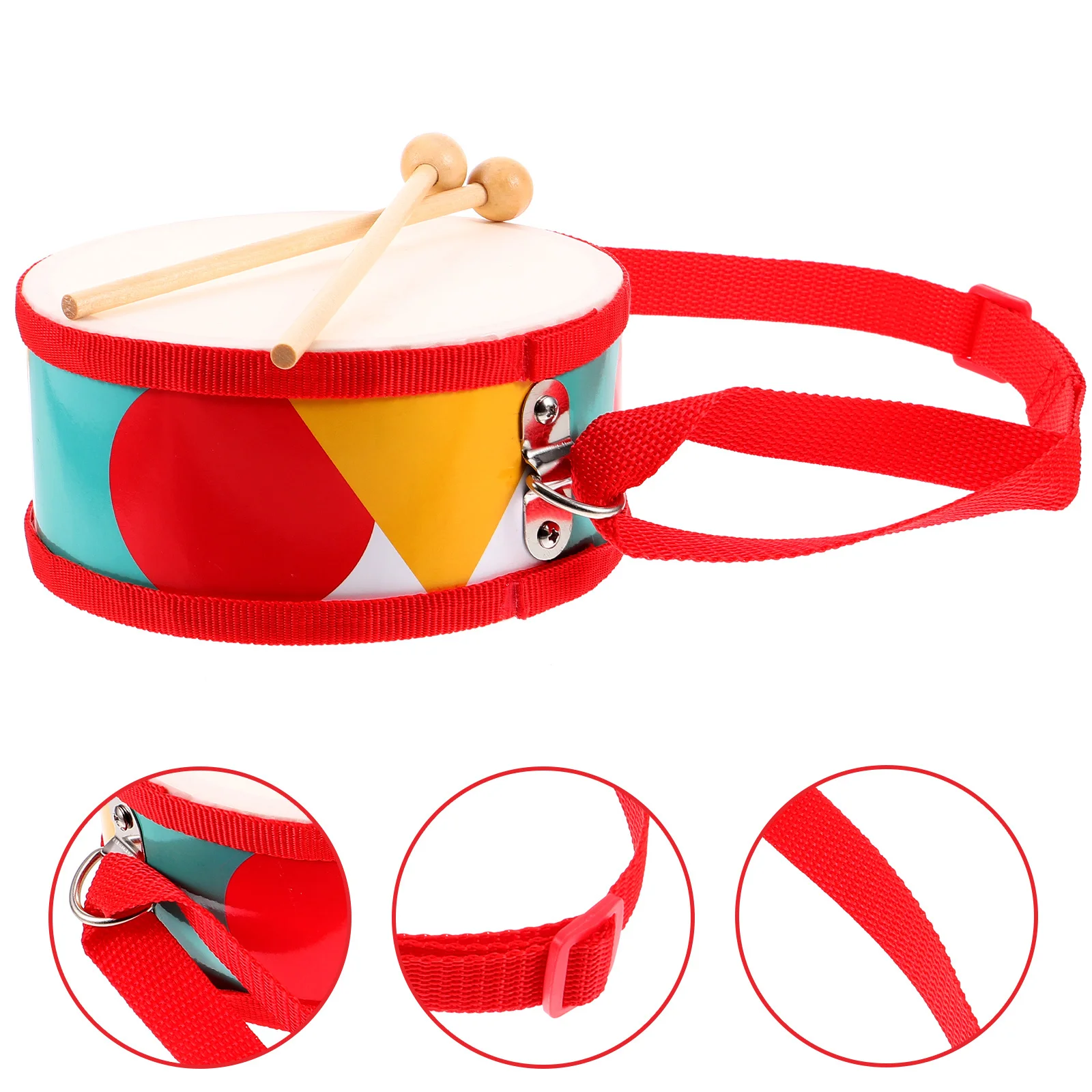 1Set Snare Drum für Kinder Anfänger Musik Instrument fördert die Entwicklung der Feinmotorik Snare Drum Percussion Spielzeug