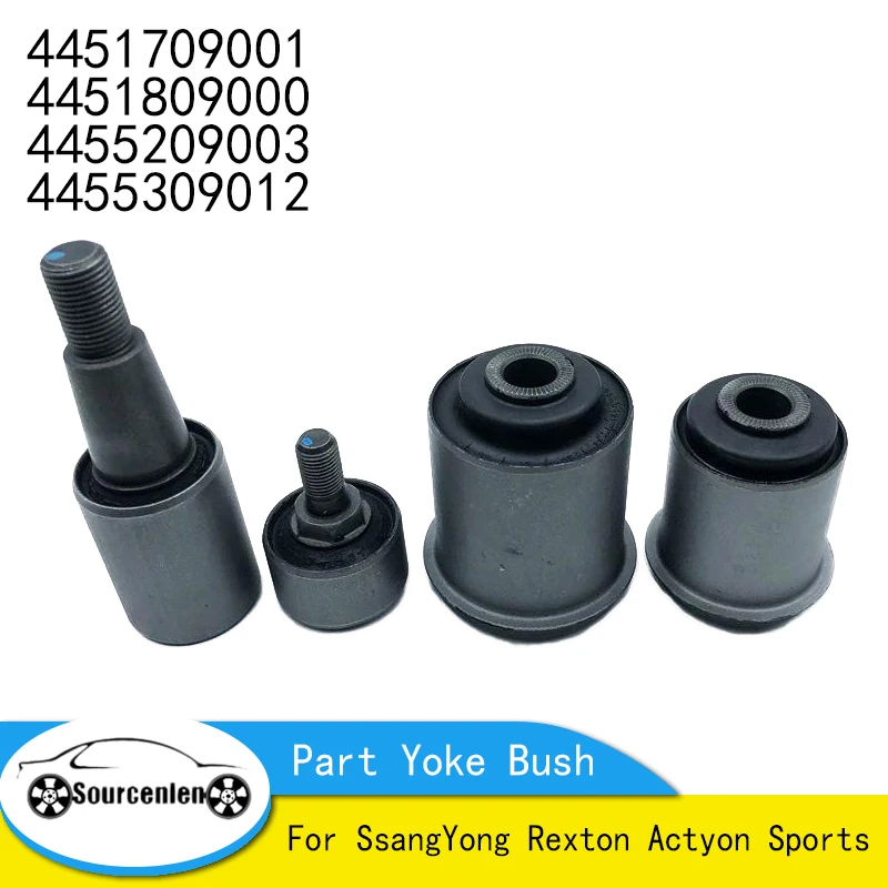 

4 PCS Part Yoke Bush For SsangYong Rexton Actyon Sports 4451709001 4451809000 4455209003 4455309012