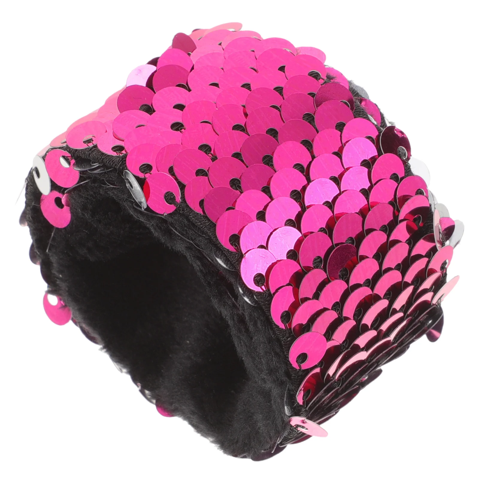 Dubbele kleuren pailletten klap armbanden rose rood zilver comfortabele kinderfeest polsband Kerstmis Nieuwjaar leuk cadeau