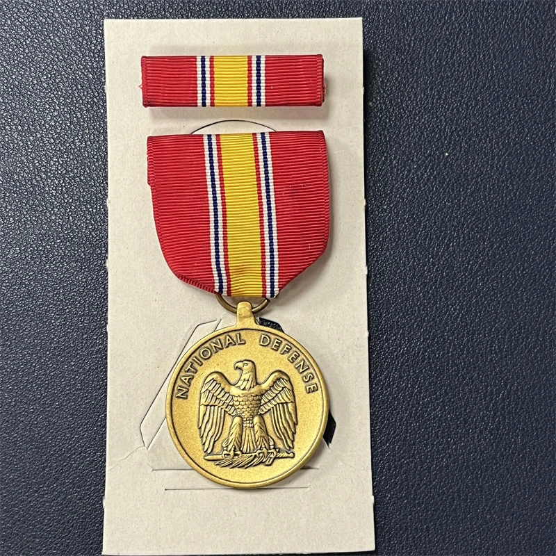 Medalla de Servicio de Defensa Nacional Americana, clásica medalla conmemorativa, colección de insignias finas de Metal, accesorios de decoración de ropa DIY
