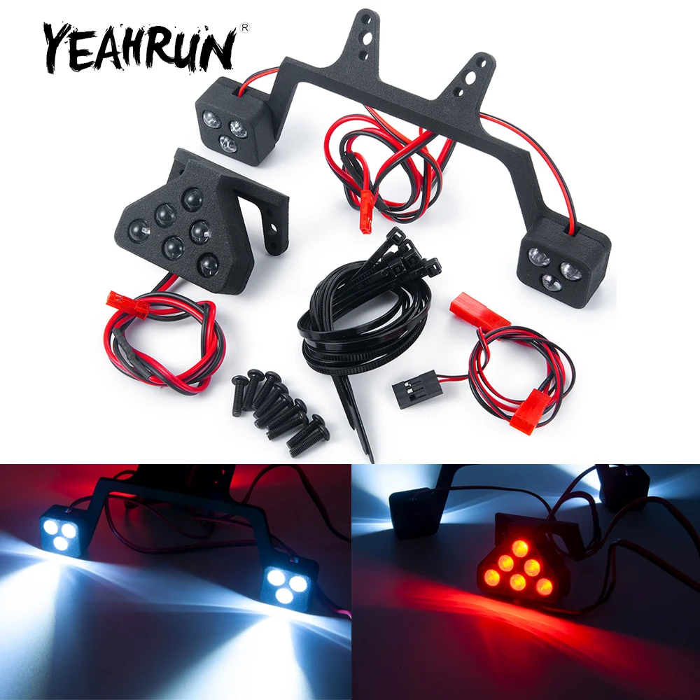 

YEAHRUN 1 комплект, передняя фара, задний светодиодный фонарь, комплект для KRATON 8S 1/5, радиоуправляемая модель автомобиля, обновленные декоративные детали