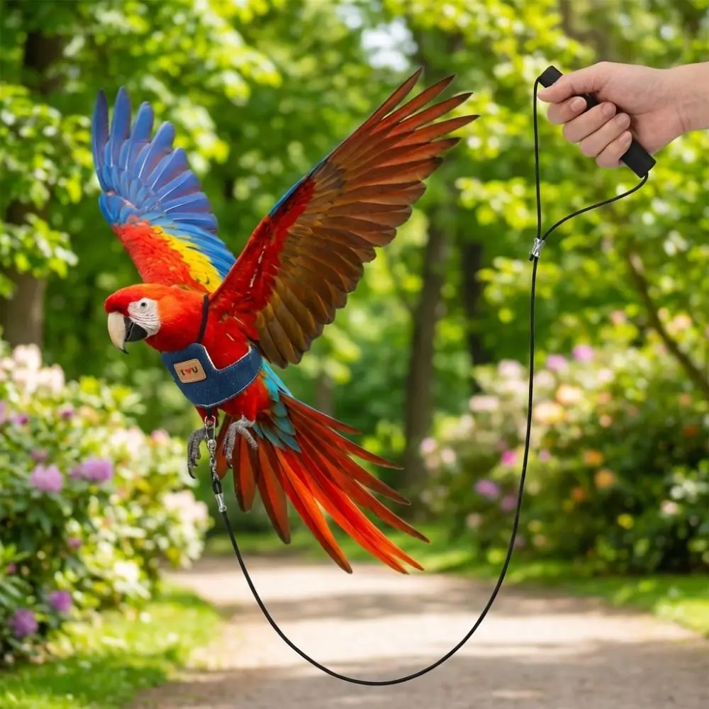 

Adjustable Bird Flight Suits Escape-Proof Anti-bite Straps Parrot Flying Clothes Sun Protection Lightweight Bird Walking Rope