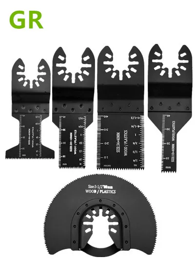 Parkside Multifunctional Saw Blade Extra-Long Reach Arc Edge Bi-Metal Multitool Blades HCS Japanese Teeth Oscillating Saw Blade