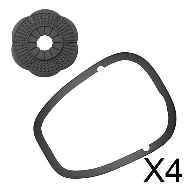 

Black Silicone Protective Seal Rings Charging Port Cover and Windshield Wiper Hole Cap for BYD Atto 3 Yuan Plus