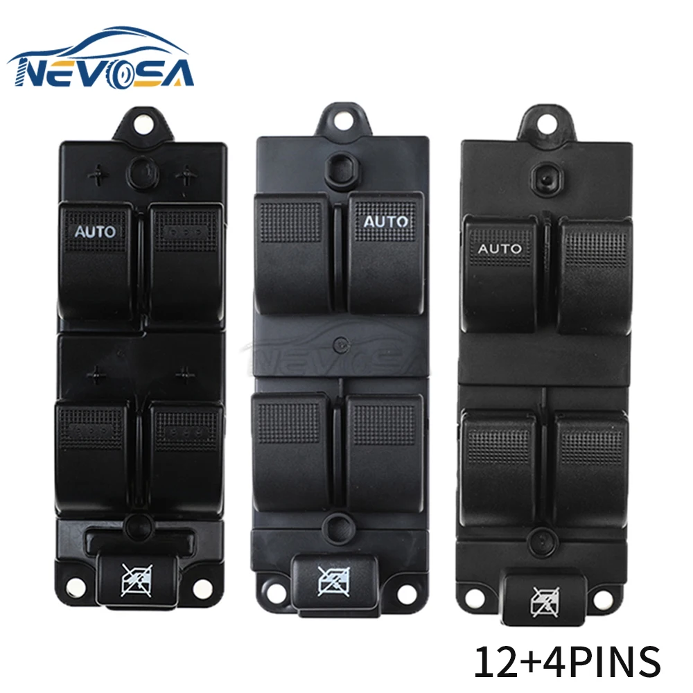 

NEVOSA BL4E-66-350A For 2003-2012 Mazda 6 Electric Power Window Master Control Switch 1112 BJ3D-66-350 BJ2G-66-350 BJ3D-66-350