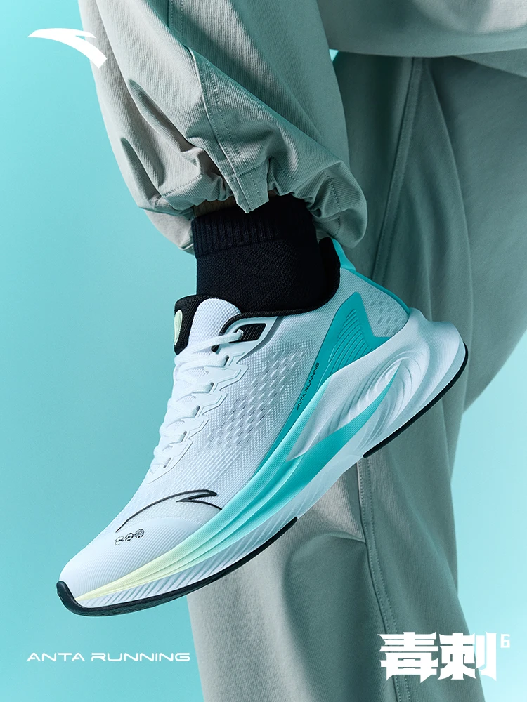 حذاء جري احترافي من ANTA مع وسادة وارتداد، مضاد للانزلاق ومقاوم للاهتراء، حذاء رياضي ربيعي يسمح بمرور الهواء للرجال