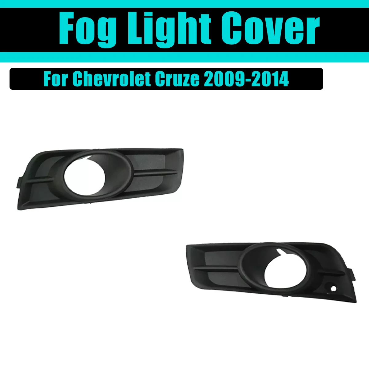 

Fog Light Bezel Cover For Chevrolet Cruze 2009-2014 2010 2011 2012 2013 Trim Lower Fog Lamp Car Front Bumper Grille Accessories