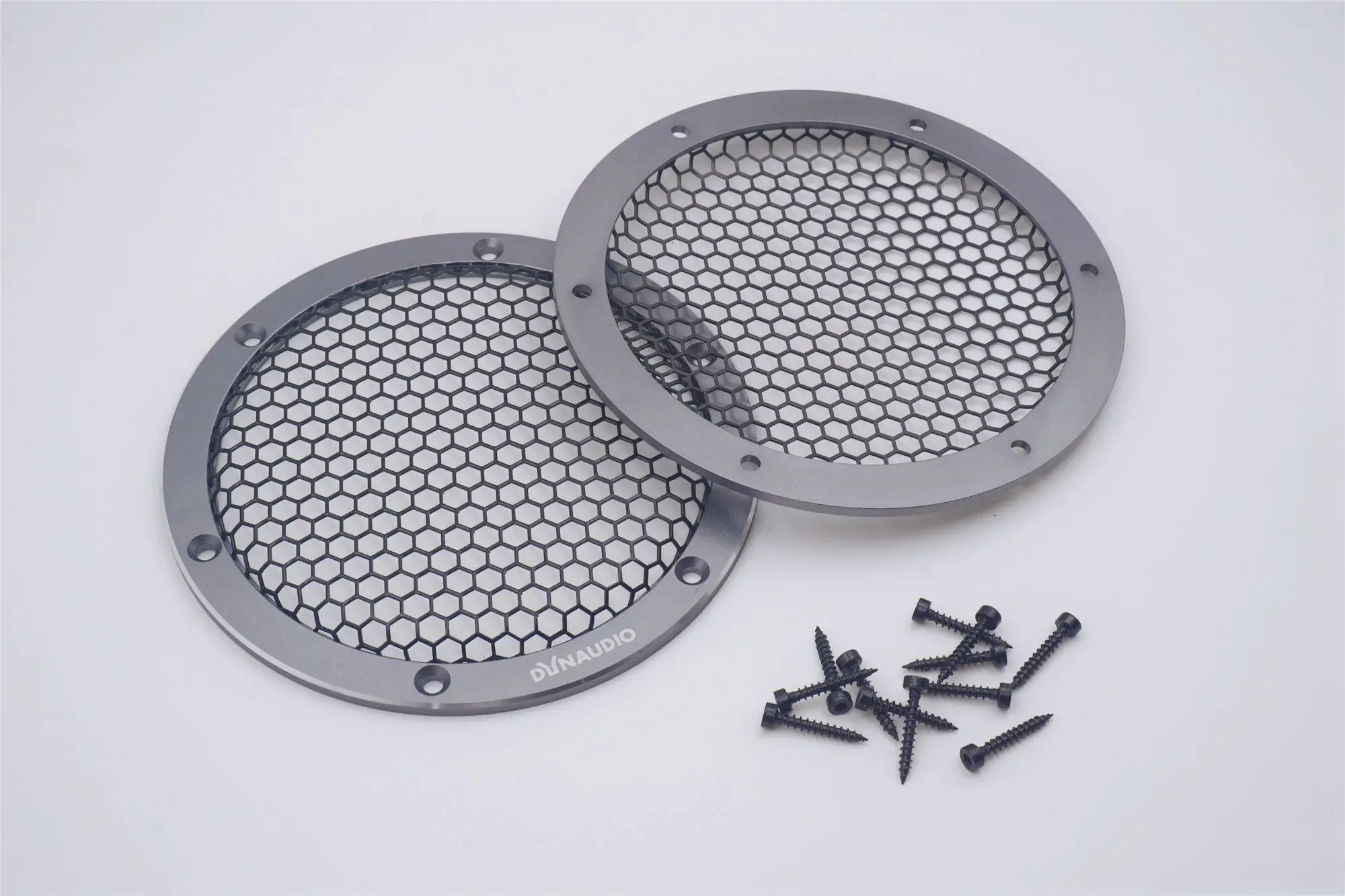 2 PCS Suitable for DYNAUDIO 342/242/240/650/160/162 car speaker 7 inch medium bass aluminum alloy net cover