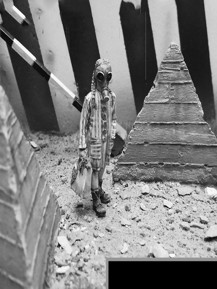 Harz-Soldat 1/35, modernes Kindermodell, unmontierter, unbemalter Figurenbausatz