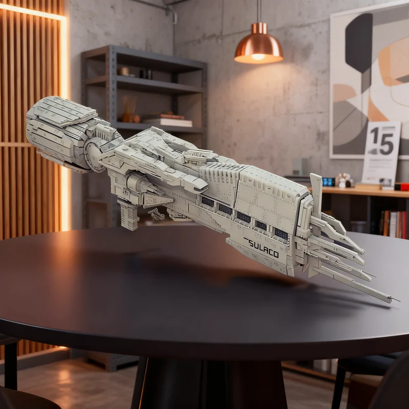 

9737pcs MOC USS SULACO Aliens Space Model Building Blocks Creative Display Gift Collectible Decor Kids Premium Adult Desk Home