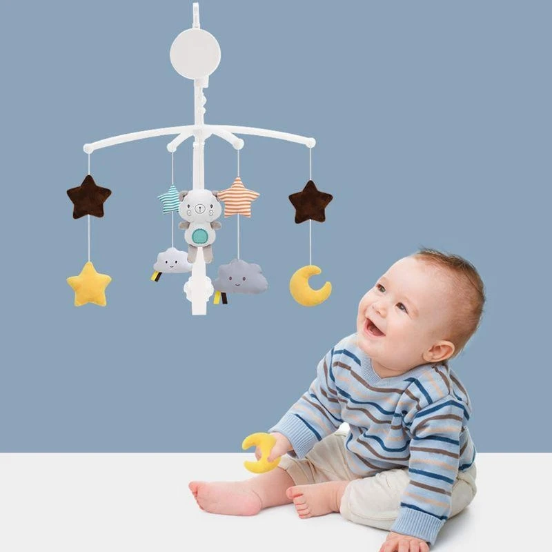 Babybedje Hangende rammelaar Wandelwagen Hangende accessoires Babykamerdecoratie Milieuvriendelijk Katoen Hangend Aangenaam 15UB