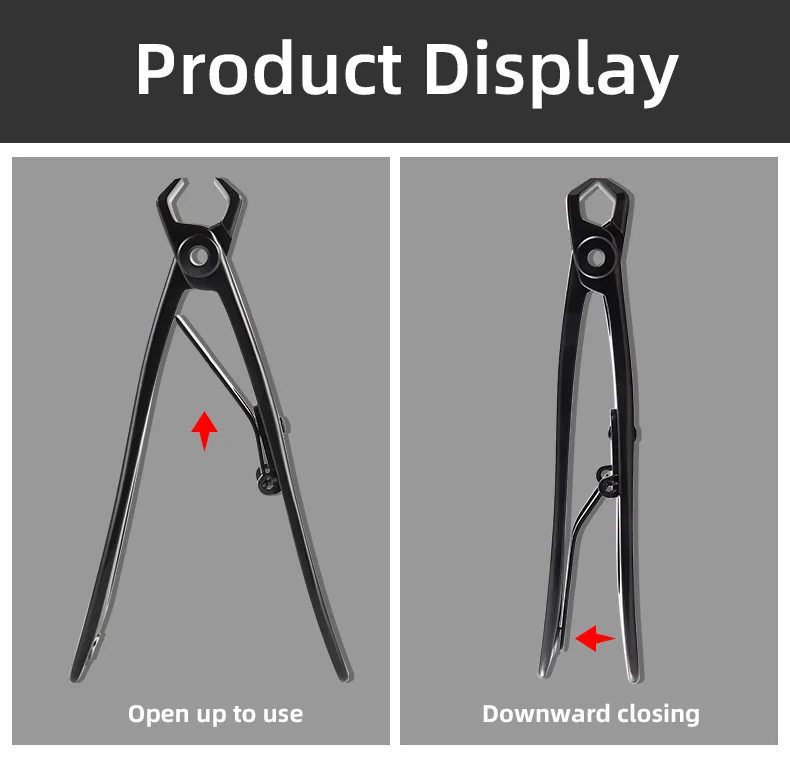 

Large Jaw Opening Stainless Steel Nail Clippers | Black, Modern Style with Concave Blade Edge Fingernail and Toenail Trimming