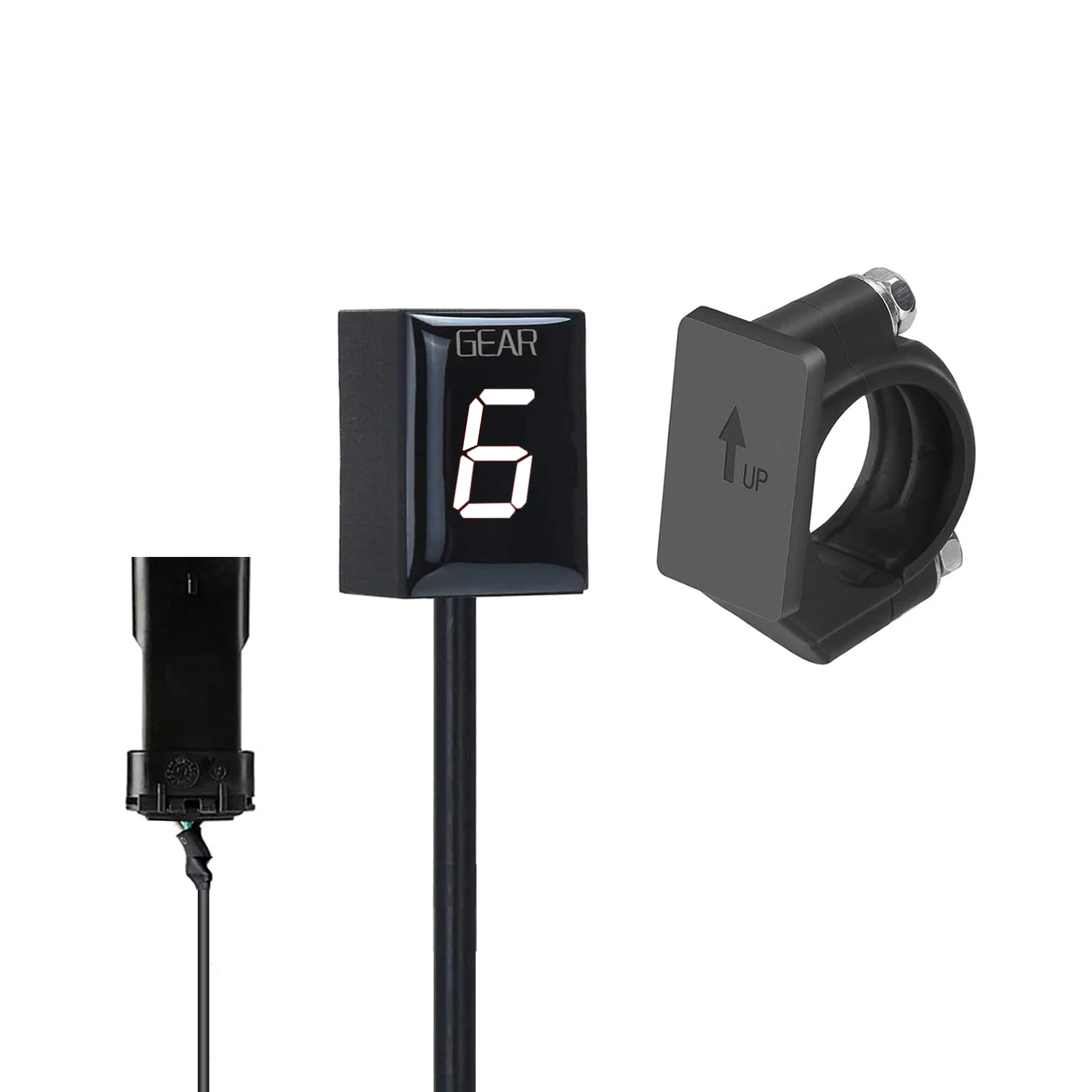 

Motorcycle Gear Indicator for Ducati Monster 696 795 796 797 821 1100 with Holder Bracket Waterproof LED Digital Display