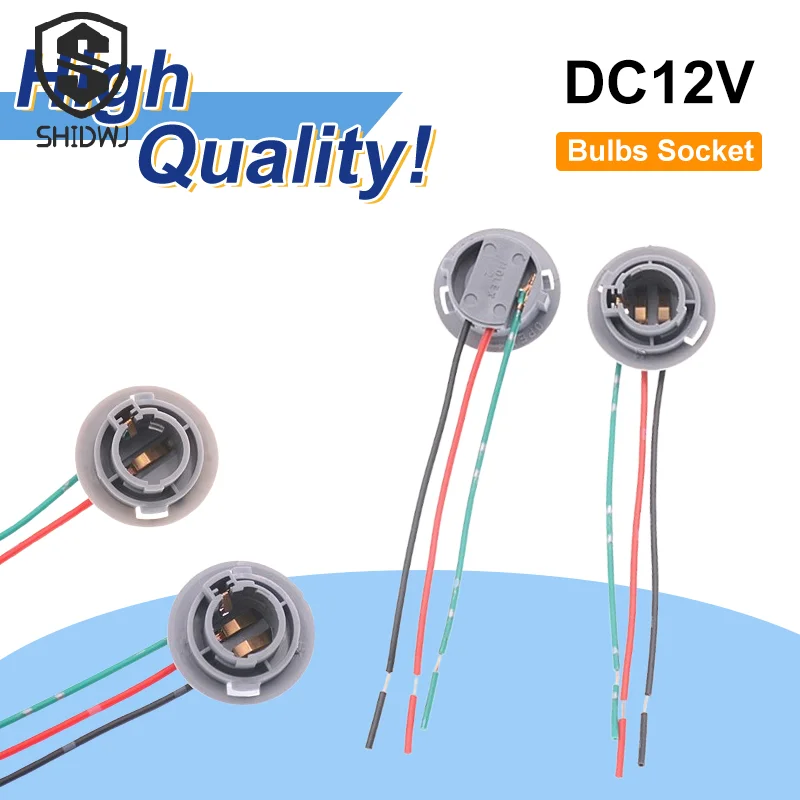

1Pcs Car Lamp Lights Bulb Socket 1156 1157 BA15S BAY15D Brake Light Holder Adapter Base Connector Bulbs Socket Car Accessories