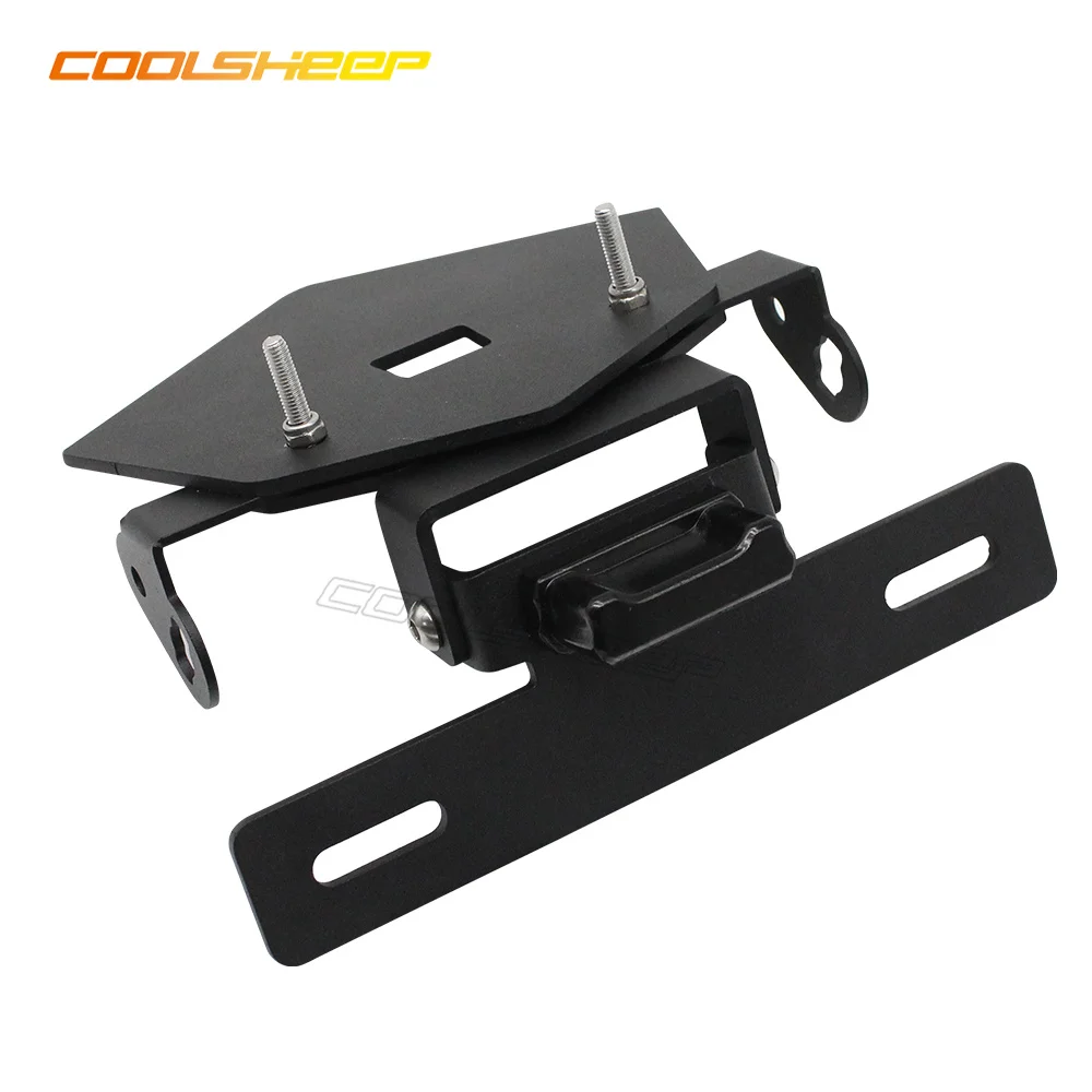 For BMW S1000RR S1000R M1000RR Motorcycle Accessories License Plate Holder Tail Tidy Adjustable Short Number Led Light S 1000 R