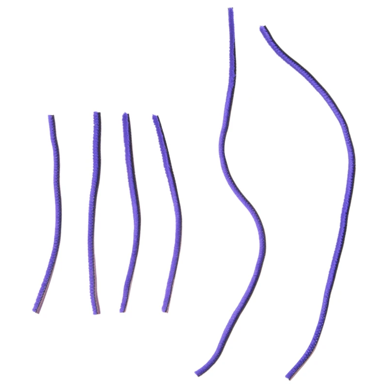 AT17 6 шт. мягкие плюшевые полоски для пылесоса Dyson V6 V7 V8 V10 V11, мягкие роликовые головки, запасные части, аксессуары