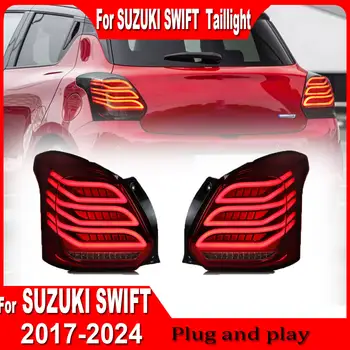 Styling vozu pro zadní světla Suzuki Swift 2017 2018 2019 2020 2021 2022 2023 2024 Swift Sport LED zadní světla, signální brzda, zpátečka 12 nejlepší prodej Zadní světlo Suzuki Swift - №11