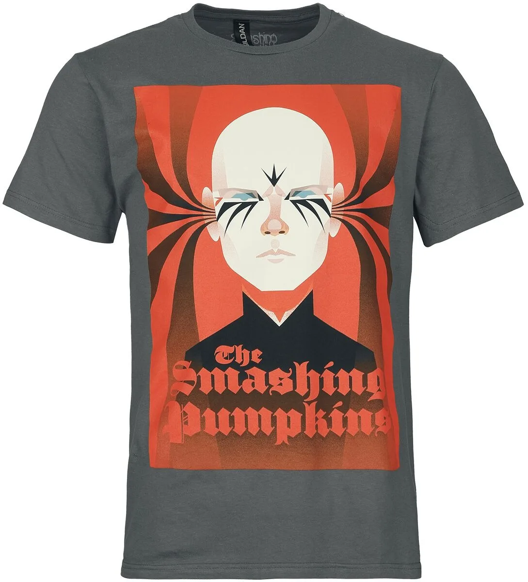 

Футболка с круглым вырезом и креативным портретом The Smashing Pumpkins Art — вдохновленная графикой с рок-артом для фанатов