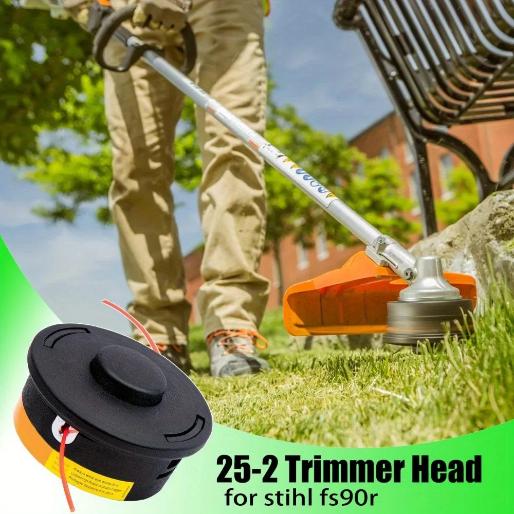 1pc 25 - 2 Testina a camma per trimmer per STIHL FS55C/FS55R e altro - Testina di taglio universale