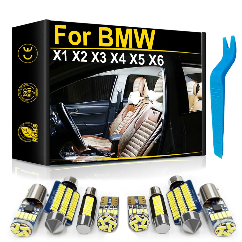 

Для BMW E84 F48 F39 E83 F25 F26 E53 E70 F15 F85 E71 E72 X1 X2 X3 X4 X5 X6 автомобильные аксессуары Canbus Внутреннее освещение Светодиодная внутренняя лампа