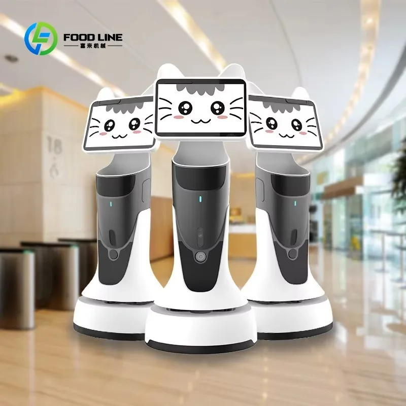 Automatic Intelligent Patrol Service Robot Hotel Museum Exhibition Hall Reception Robot with Guest Explanation Features Ai Robot