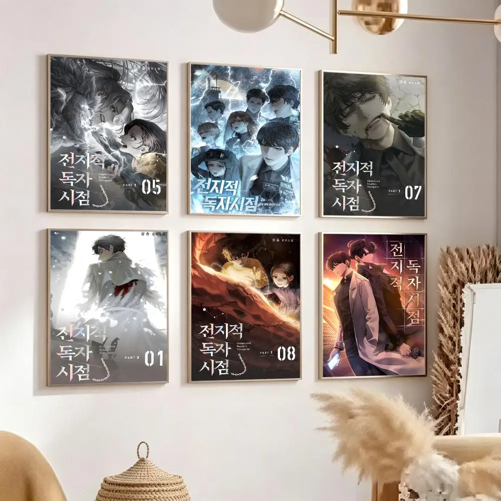 Omniscient Reader's Viewpoint Poster Poster Trendy Aesthetic SelfAdhesive HD Wall Decor Home Café Bedroom Room Decoration Gift