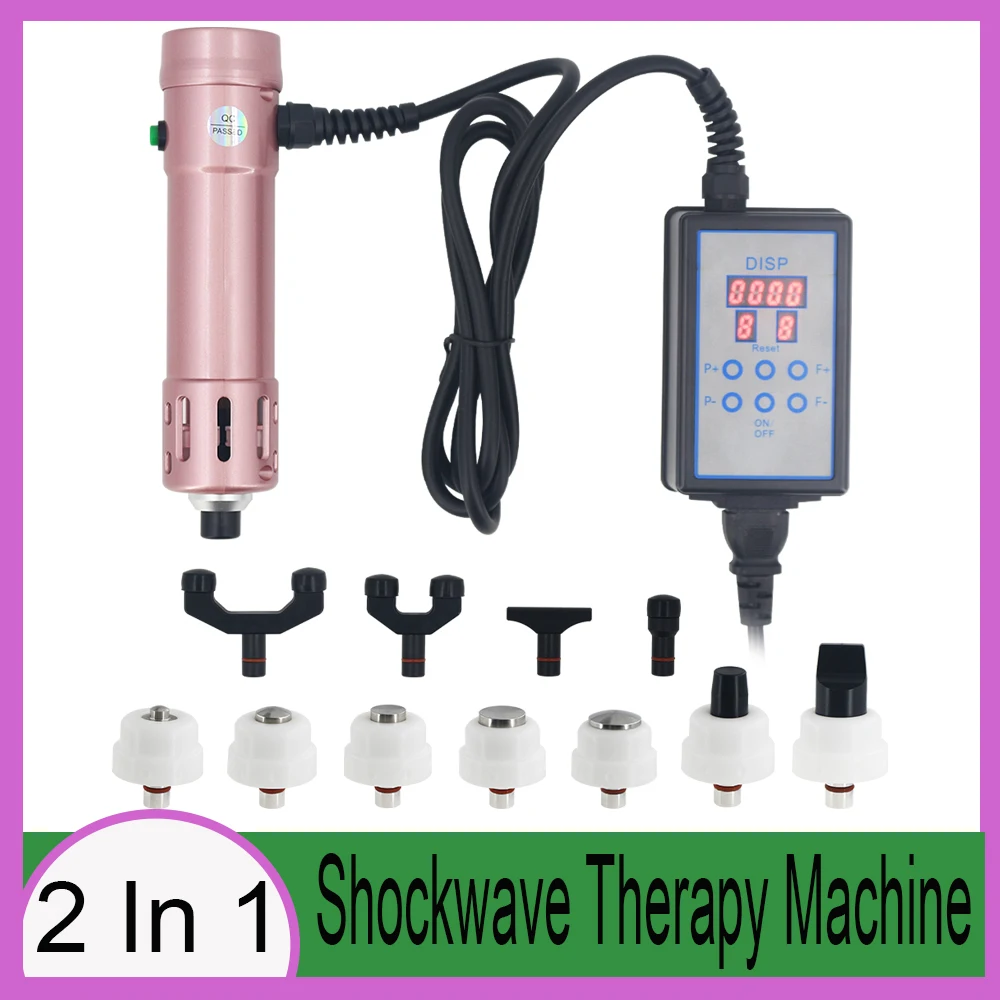 

Physiotherapy Shockwave Therapy Machine 2 In 1 Chiropractic Tools New Shock Wave Device Valid Waist Pain Relief Body Massager