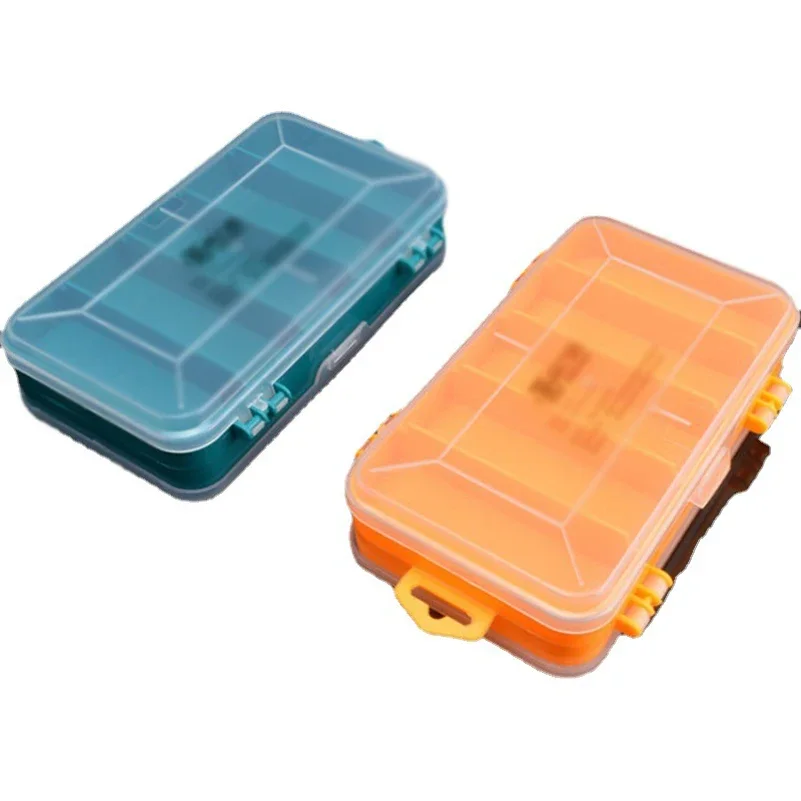 13 Grids Portable Transparent Screws Storage Box Double-Side Multifunctional Storage Tool Case Plastic Case