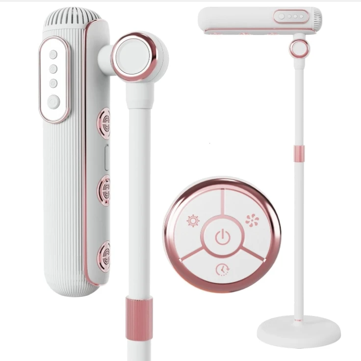 

Floor Standing Adjustable Height Handfree Hair Dryer 110000RPM Brushless Ionic High Speed Blow Dryer Low Noise 3 Air Vents