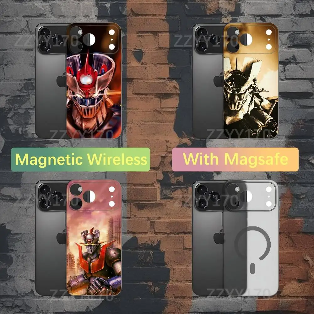 

Mazinger Z Robots Phone Case For iPhone 17,16,15,14,13,12,X,XS,Pro,Max,Plus,E,Air,Mini with Magsafe Magnetic Liquid TPU