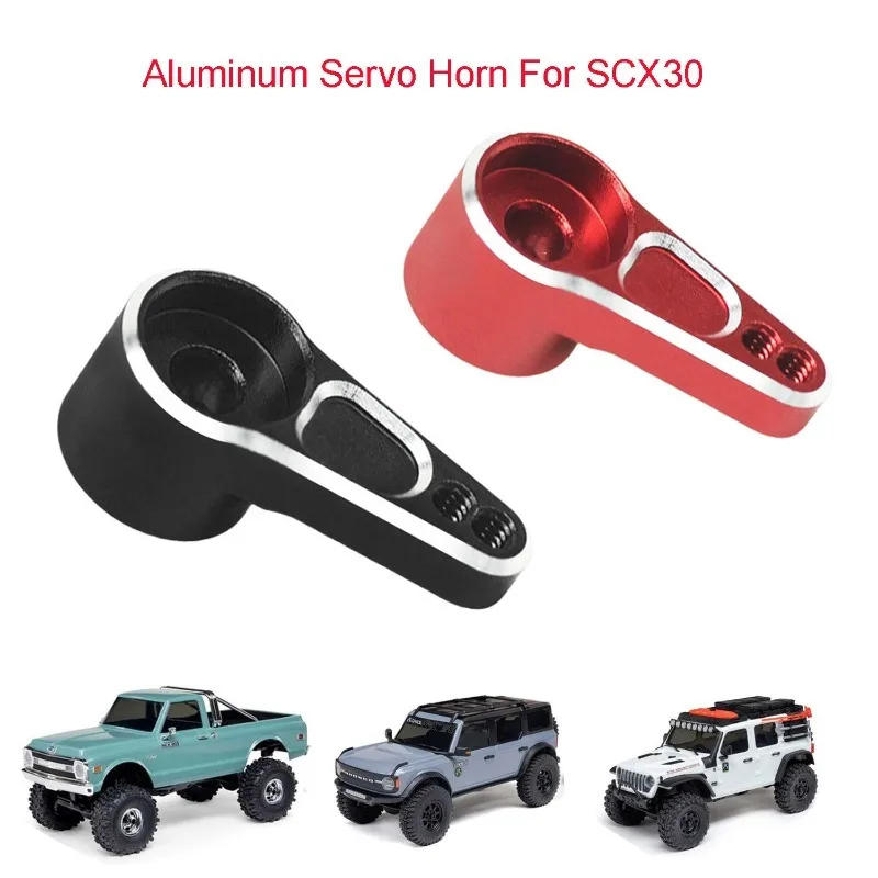 

Aluminum Red/Black Servo Horn For AXIAL SCX30 RC Cars Upgrade Parts