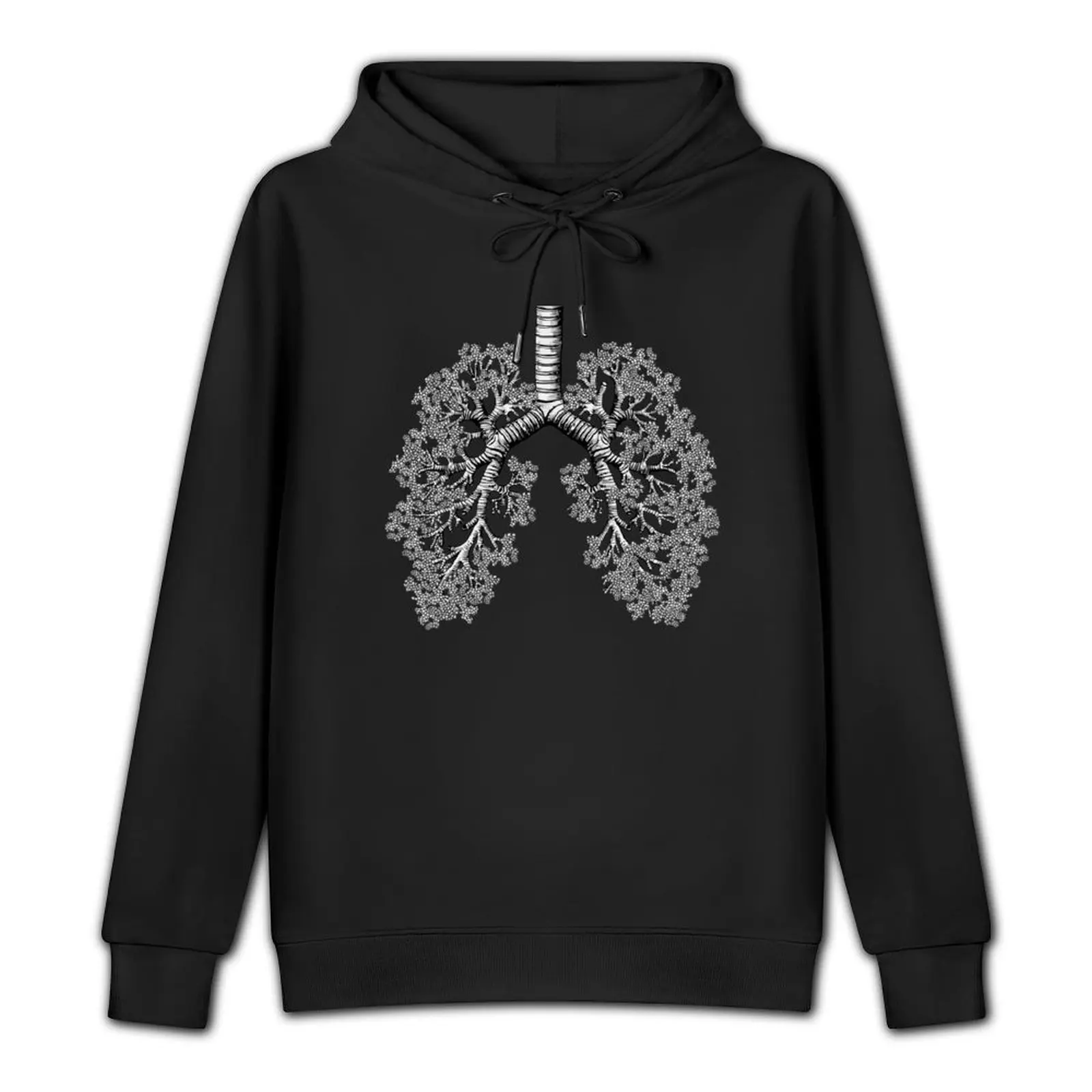 lungs cancer awareness,human anatomy Pullover Hoodie fashion men men's clothes men's oversize hoodie