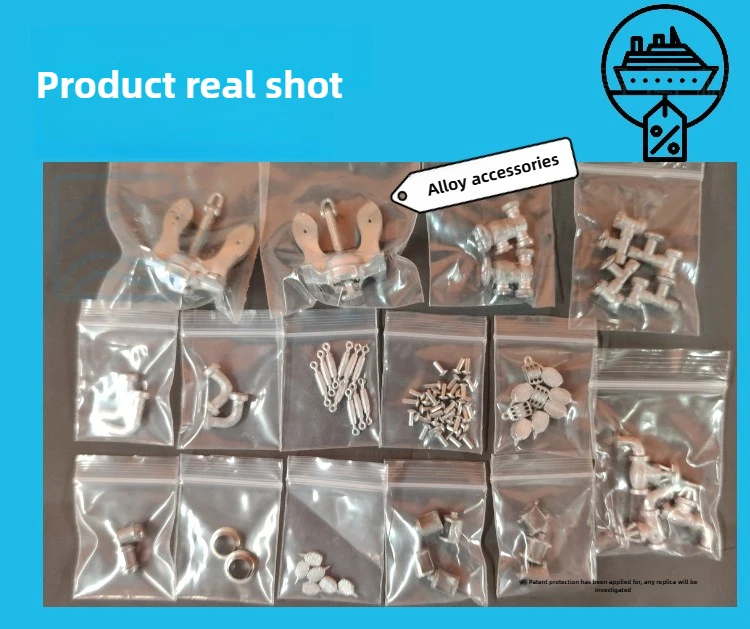 Modelo de barco 1/48 HMS ENVOY (1944) Kit de modelo de ensamblaje de la Marina Real Envoy, modelo de potencia de simulación sin terminar con Motor