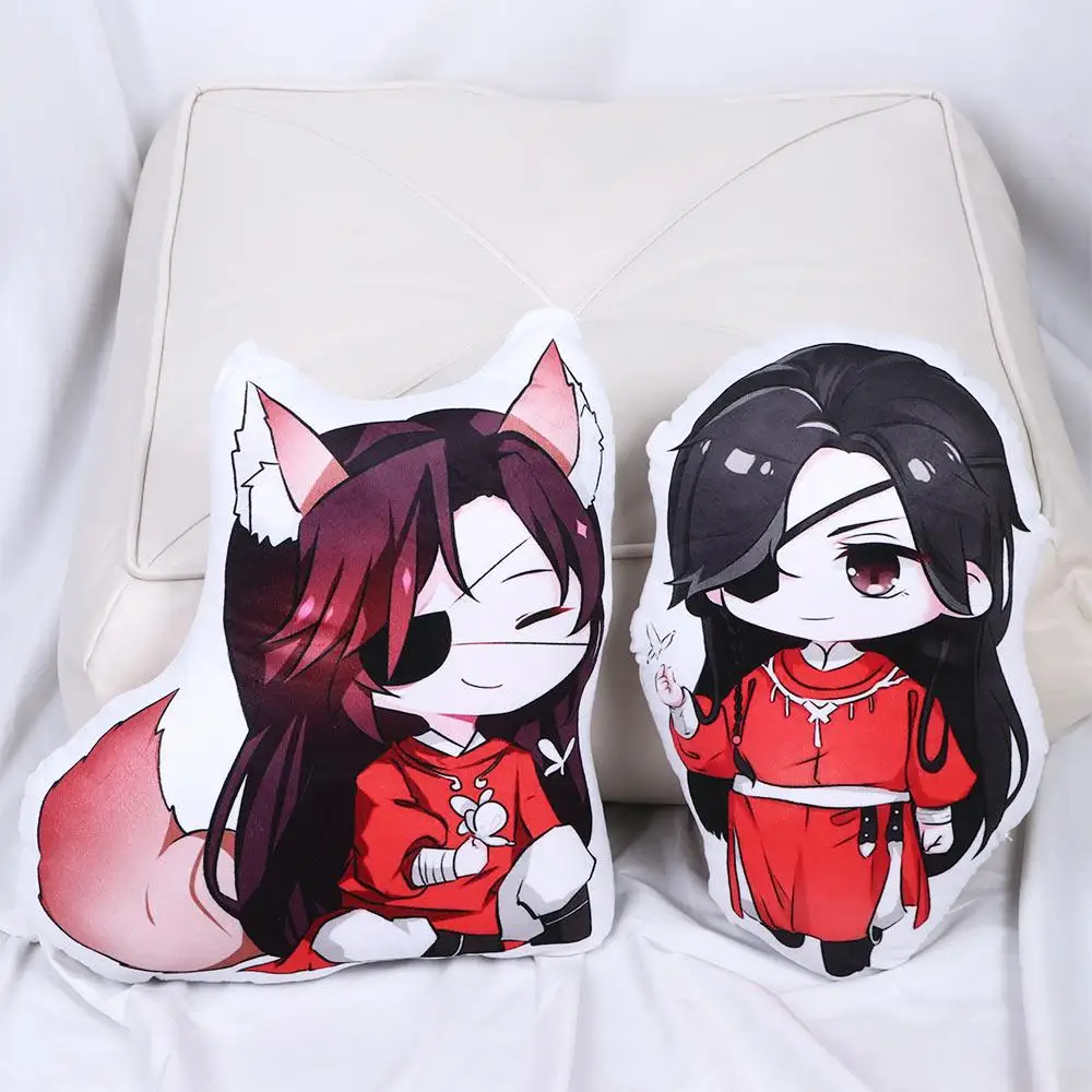 Dessin animé Anime oreiller jouet Xie Lian Hua Cheng peluche jouets en peluche ciel bénédiction officielle Tian Guan Ci Fu jouets en peluche