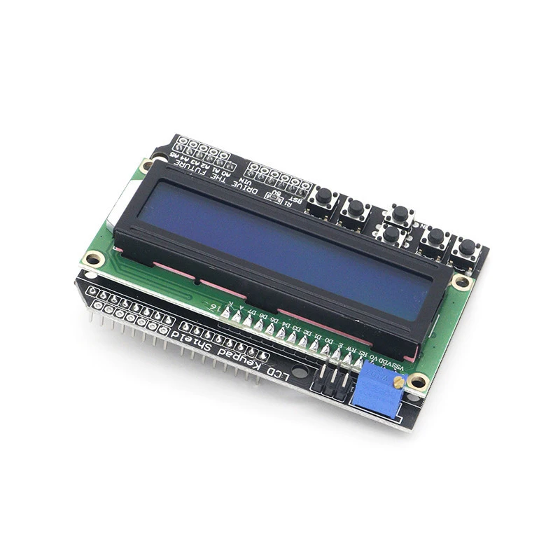 1/2/5/10/30Pcs LCD1602 Character LCD Screen Input/Output Expansion Board Keypad Shield Suitable For Arduino