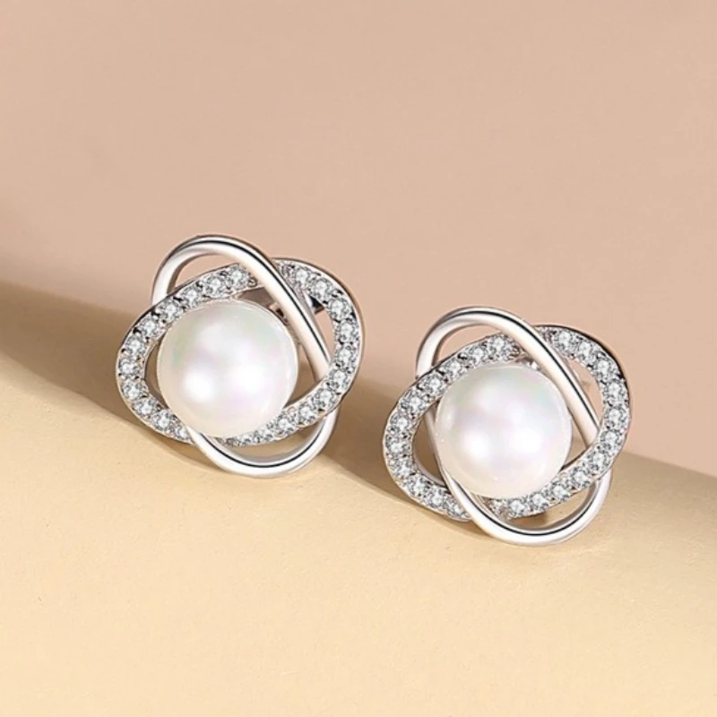 Neue Ohrringe aus 925er-Sterlingsilber, 5A-Zirkon, für Frauen, exquisite Freundin, Hochzeit, Verlobung, Schmuck, modische, hochwertige Geschenke