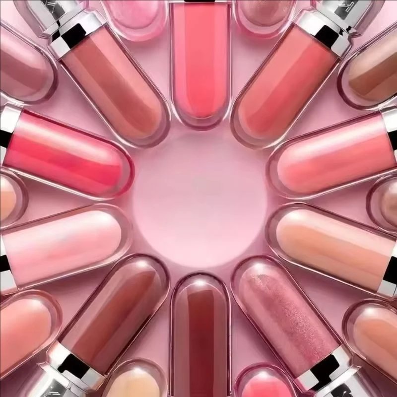 Preço Quente Batom transparente com efeito de água, leite, chá, feijão, cor, brilho labial, nutrição de longa duração, não desbota, espelho