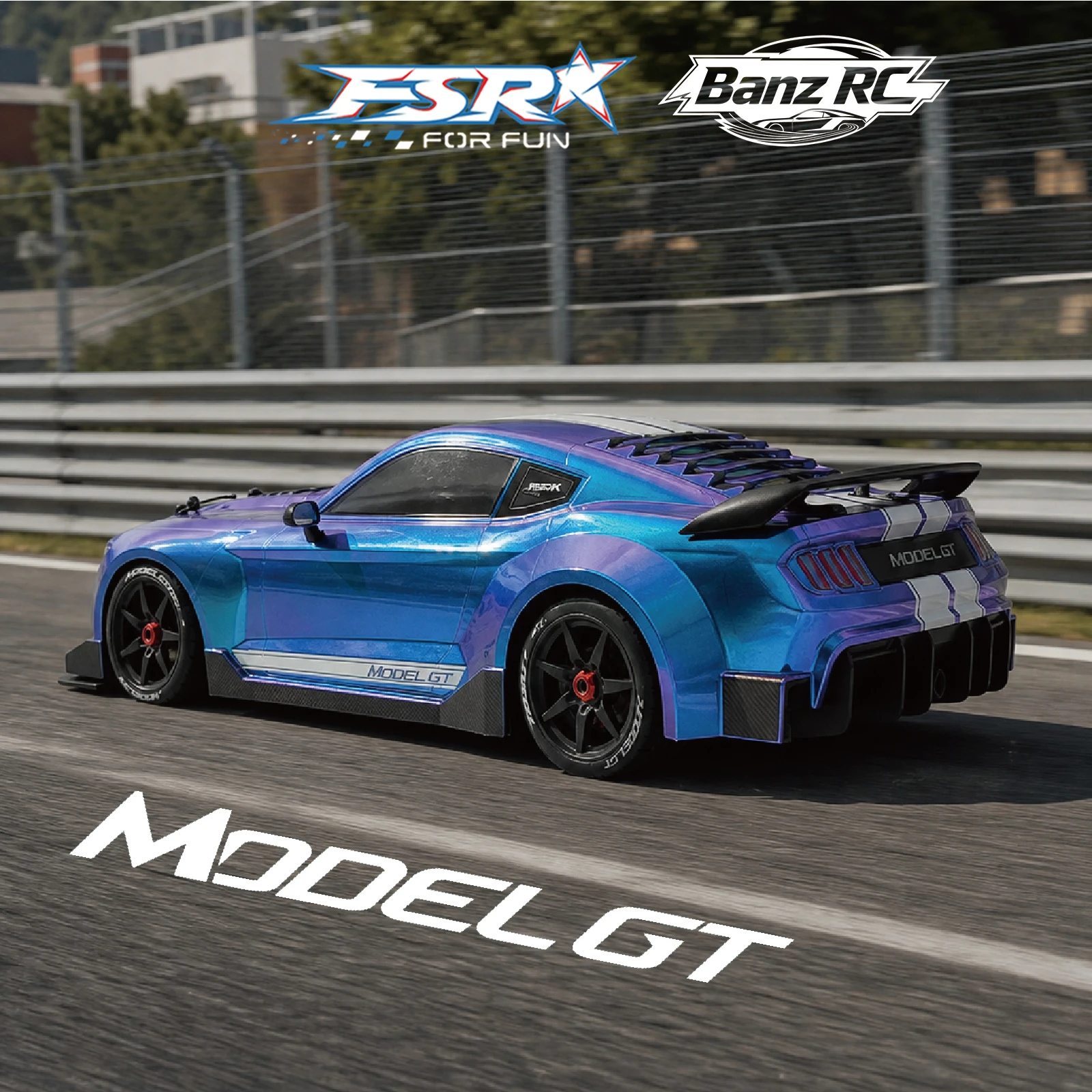 1/7 Scale FSR Model GT Hobby RC Racing Model, 4WD Brushless Powered Sports Car, 2.4GHz Radio Control, 6S & 8S 130+KM/H Top Speed