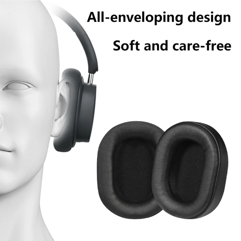 Replacement Ear Pad Compatible for HS55 HS55PRO HS65 Gaming Headsets Comfortable Sponges Ear Cushions Earmuff Earpads