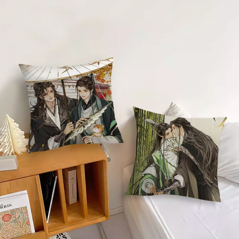 The Scum Villains Self-Saving System BL Novel cushion For Bedroom Car Coffee Shop Room and Living Room Sofa Decorative Pillow Co