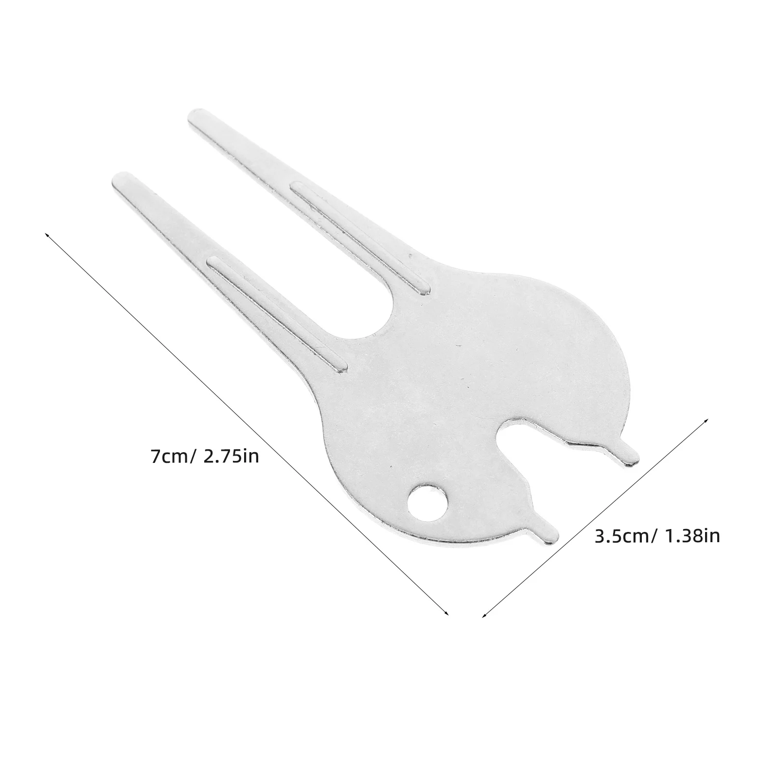 1 زوج سبائك الزنك جولف الأخضر شوكة مقبض مريح Divot أداة المحمولة اكسسوارات العشب إصلاح الملعب علامة تحديد