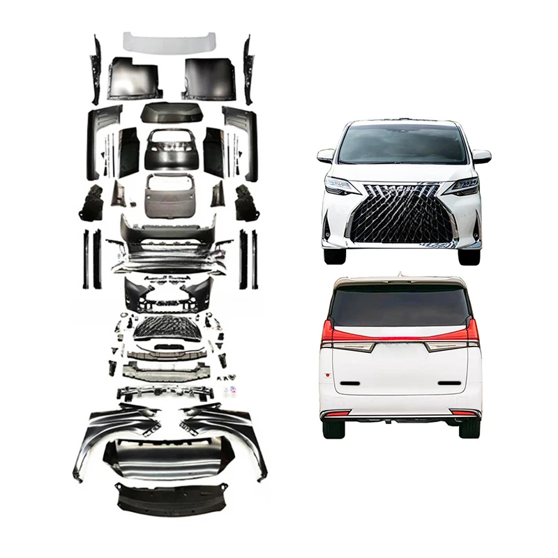High Quality Facelift Body Kit For Alphard 2008-2014 Modification