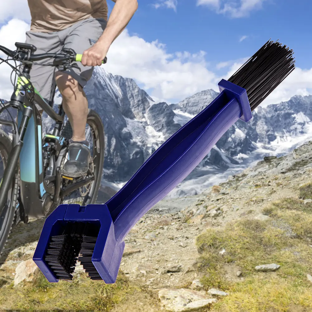 Detergente per catena per bicicletta Strumenti per la pulizia del lavaggio della bicicletta in plastica Spazzole per la pulizia della catena da ciclismo per mountain bike MTB