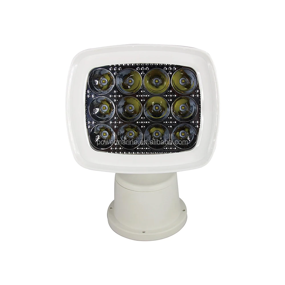 LED Marine Search Light Searchlight 12v 24v Boat Accessories 60W Marine Flood Light