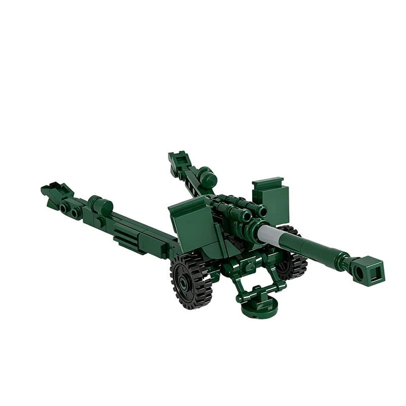 Type 66 152mm Howitzer-Gun Model MOC Building Bricks War Equipment Modular Technology Gifts Holiday Assemble Children Toys Suit