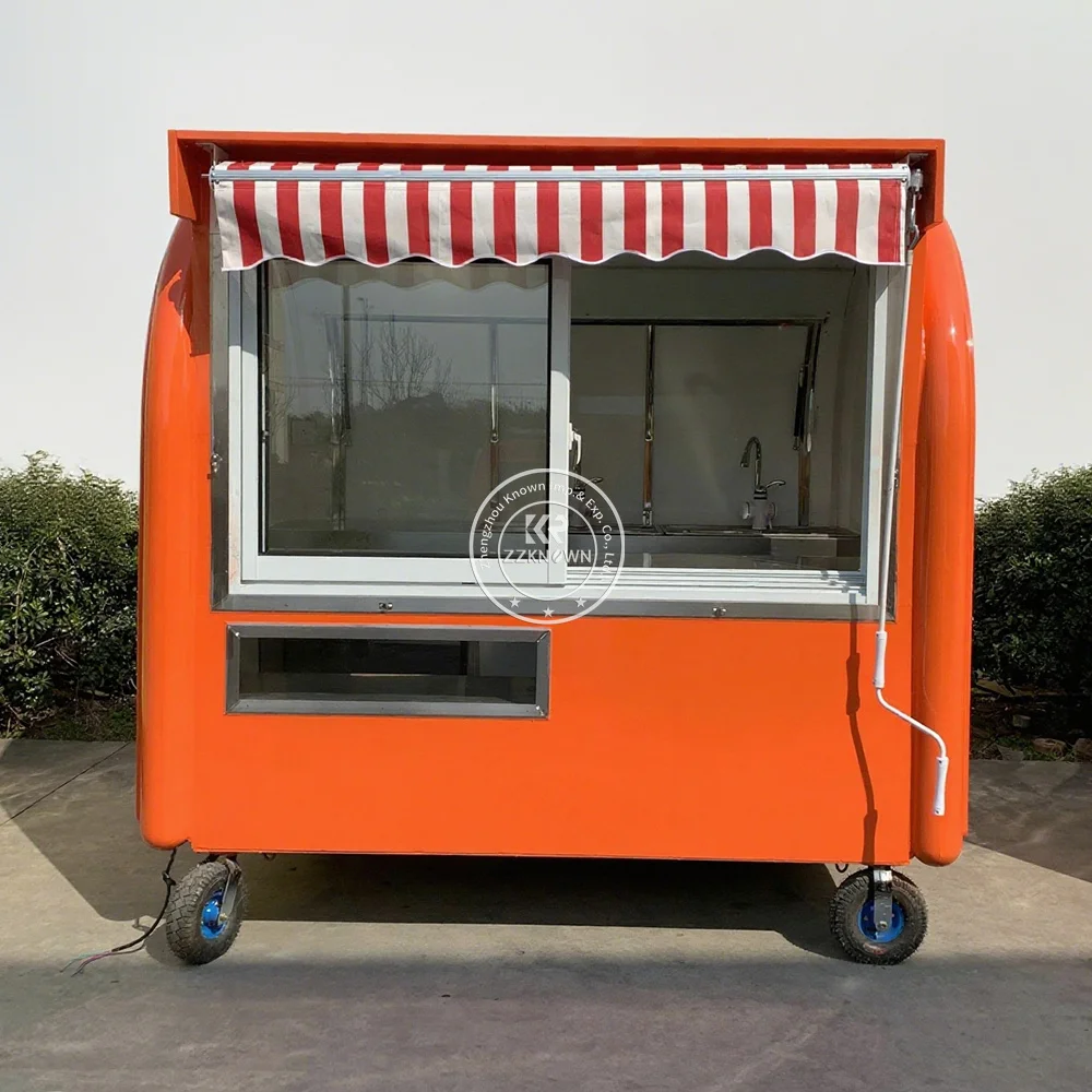 

Ice Cream Taco Coffee Truck Catering Chocolate Fast Food Trailer Custom Logo Pizza and Snack Food Truck for Street Business