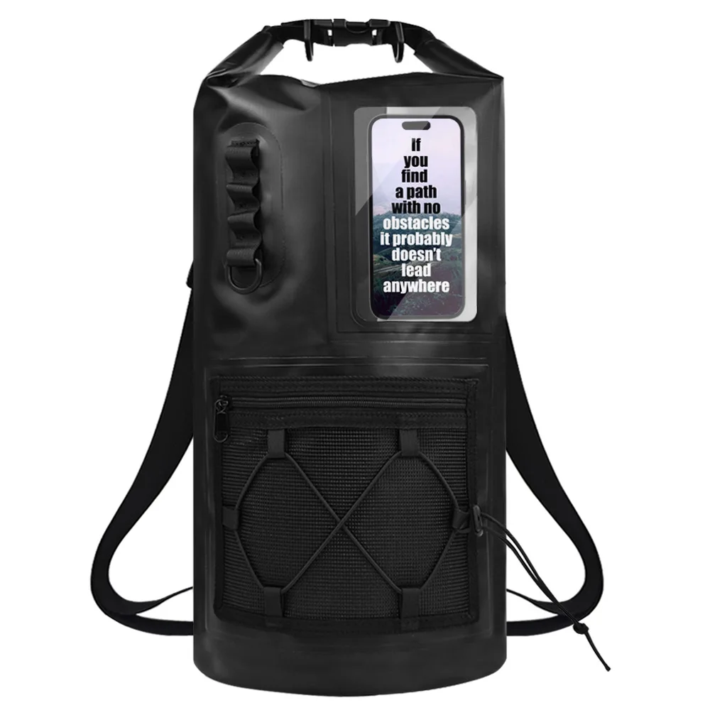 20L/30L Waterproof Dry Bag for Women Men PVC Waterproof Shoulder Backpack Swimming Rafting Kayaking Trekking Outdoor Sports Bag