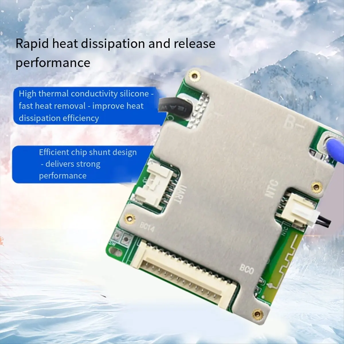 

JBD Smart 7-14S автоматизированная идентификация 24 В 36 В 48 В встроенная литий-ионная сбалансированная плата BT UART для электронного велосипеда 30 А