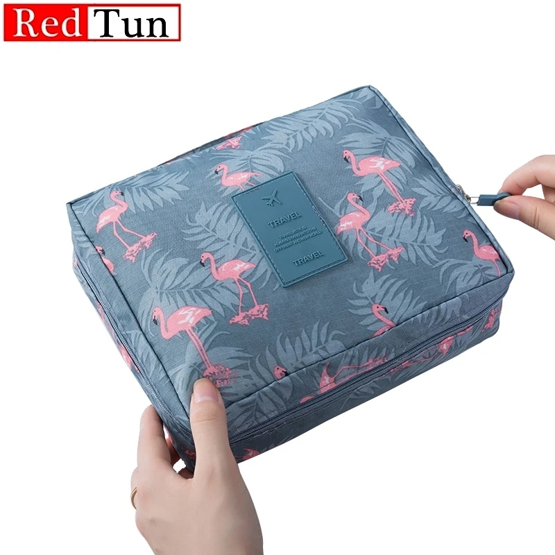 Bolsa de maquillaje impermeable para mujer, organizador de artículos de tocador para mujer, estuches de maquillaje de almacenamiento impermeables