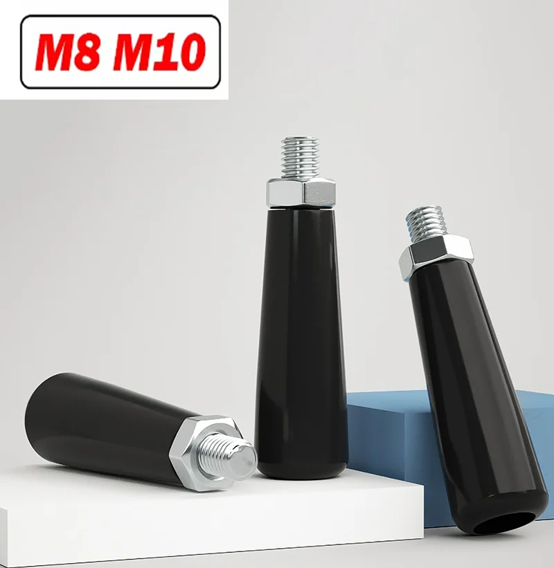 

1/2/4 шт. бакелитовый вращающийся маховик, ручка машины M8 M10, стержень с наружной резьбой, пластиковая ручка, черная ручка, винты для маховика